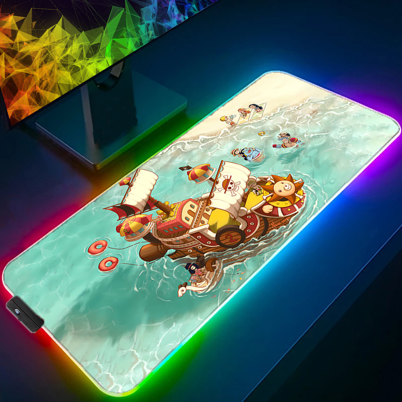 Gaming Accessories Rgb - RGB LEDマウスパッド オフィスデスクマット ワンピース コンピューターゲーム マウスパッド