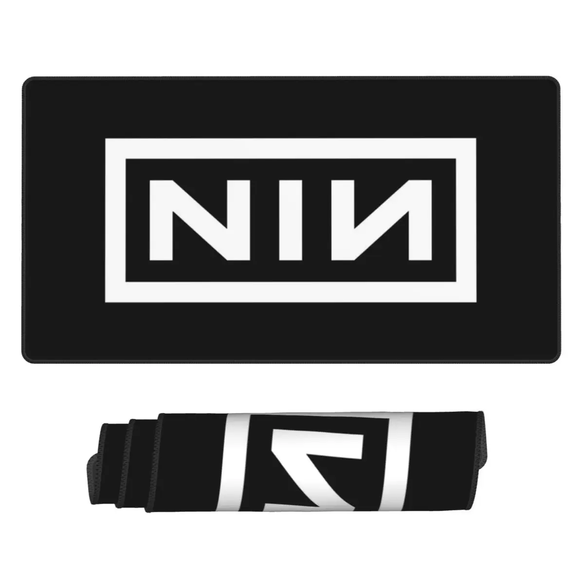 Gaming Accessories Logo - 大型マウスパッド NIN ロゴ ナインインチネイルズ ゲーマー PC