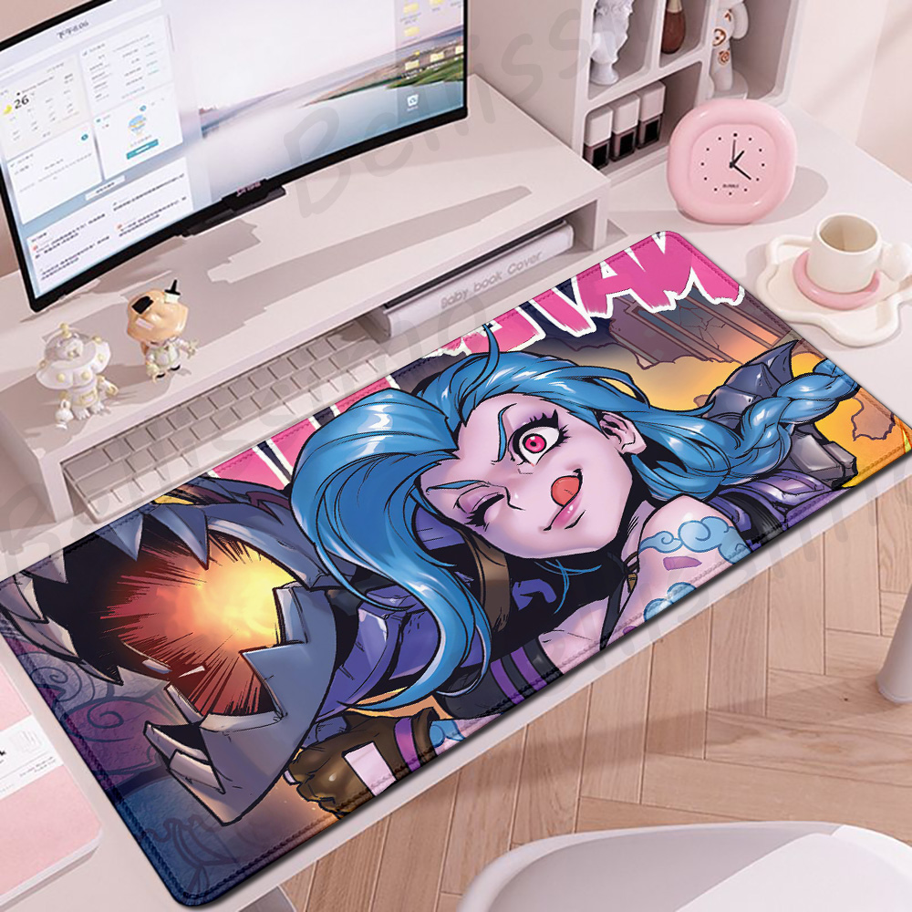 Jinx Gaming Accessories - ゲーマー用アーケーンマウスパッド、拡張デスクマット、テーブルパッド、コンピューターゲームアクセサリー、PCマウスパッド、xxl、xxl