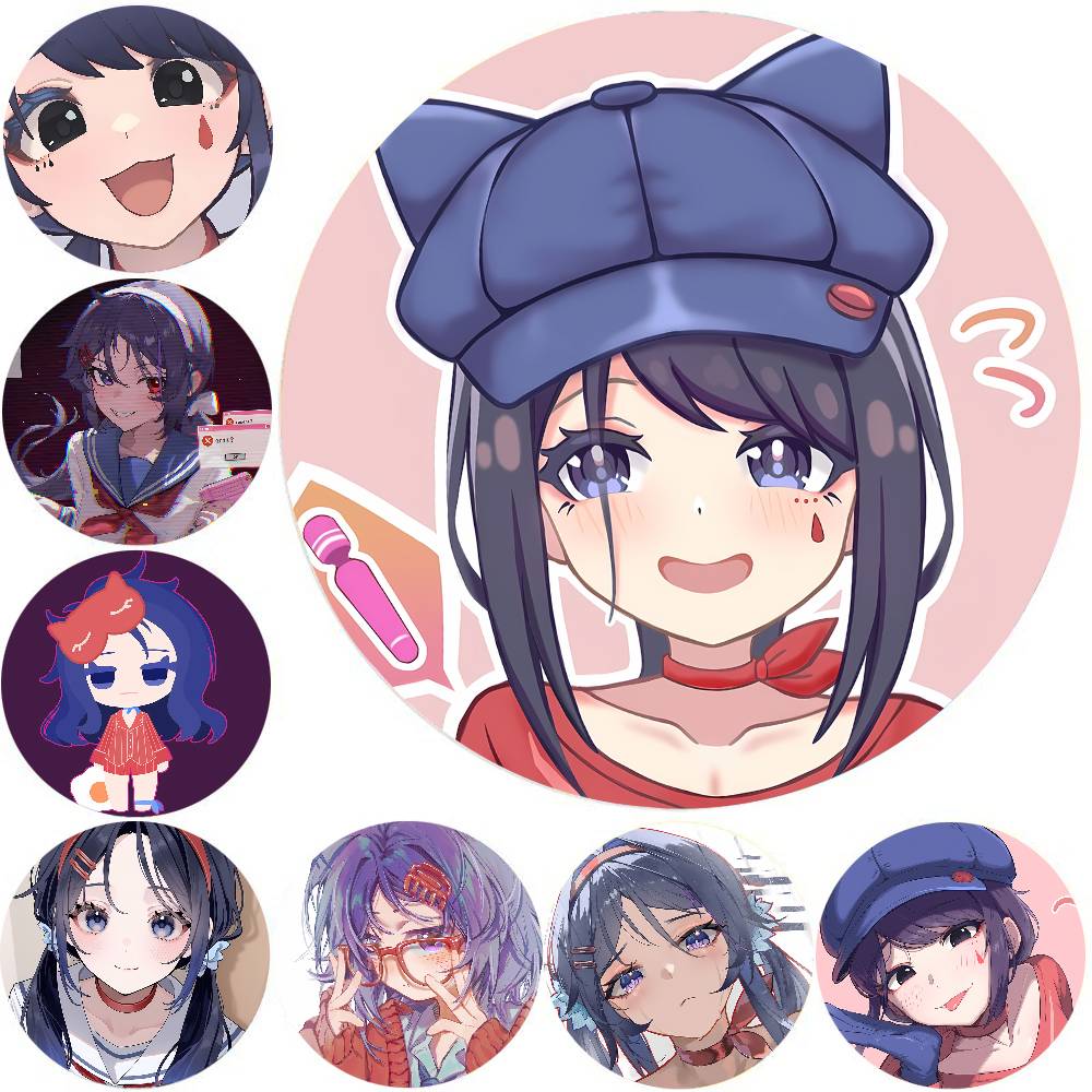 Gaming Accessories Japan - かわいいプリティホットミタホラーゲームミサイドバッジメタルブローチバッグ服帽子装飾コスプレアクセサリーギフト