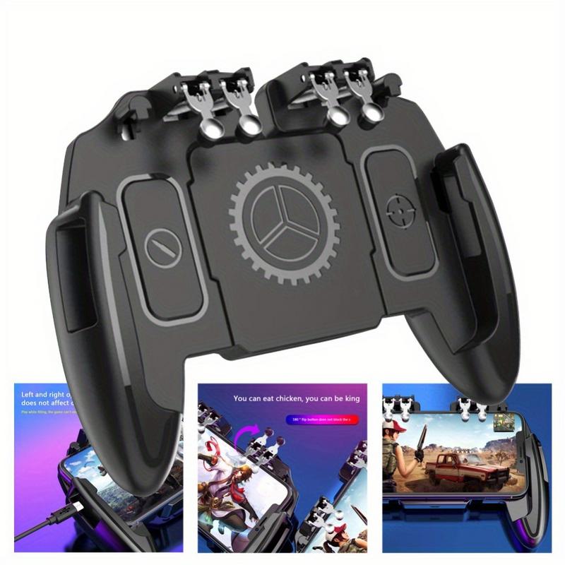 Gaming Accessories For Android - スマホグリップホルダー 6本指 ゲーミング冷却ゲームパッド ジョイスティック L1R1トリガーコントローラー