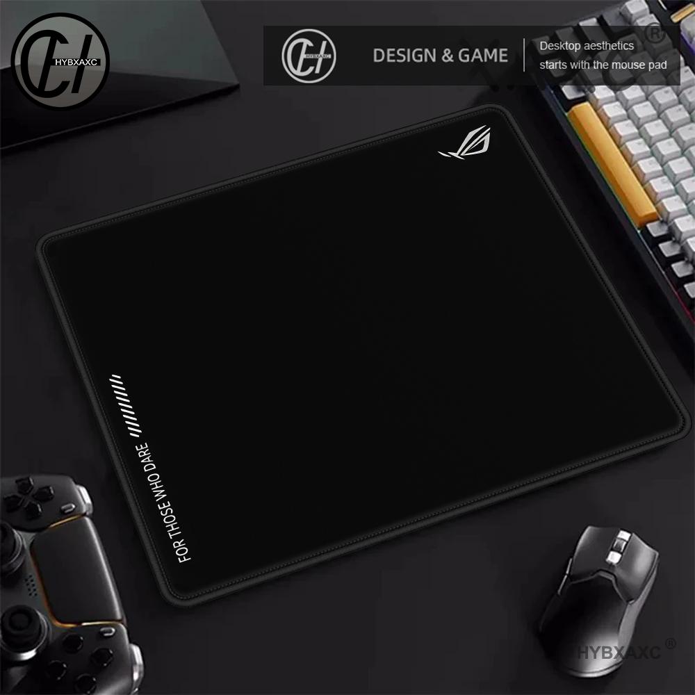 Gaming Accessories Logo - ROG ホワイト シンプルロゴ 大型ゲーミングマウスパッド 滑り止めデスクマット デスクパッド