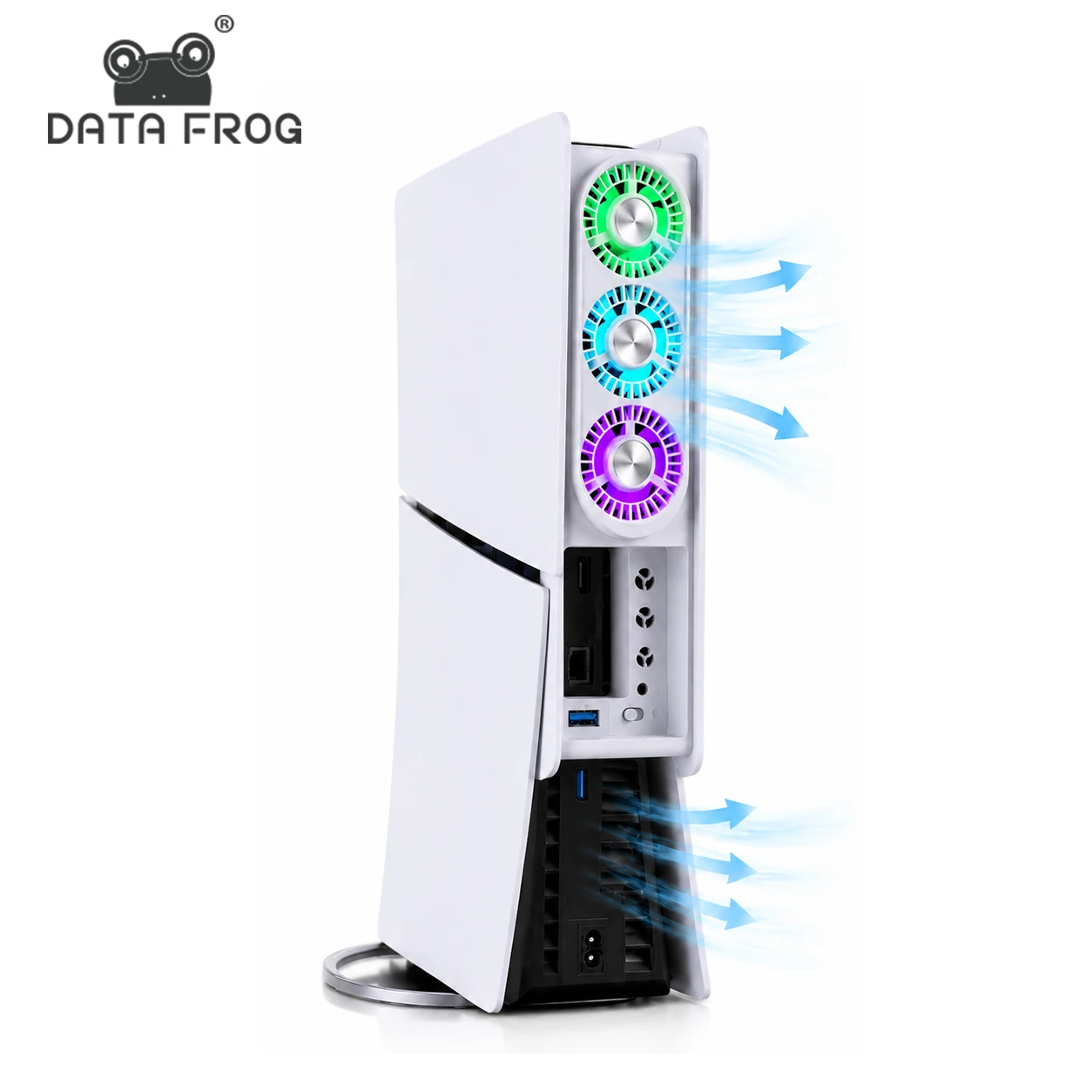 Gaming Accessories Rgb - DATA FROG RGBクーラー PS5 Slim対応、長時間のプレイセッションに不可欠なゲーミングアクセサリー
