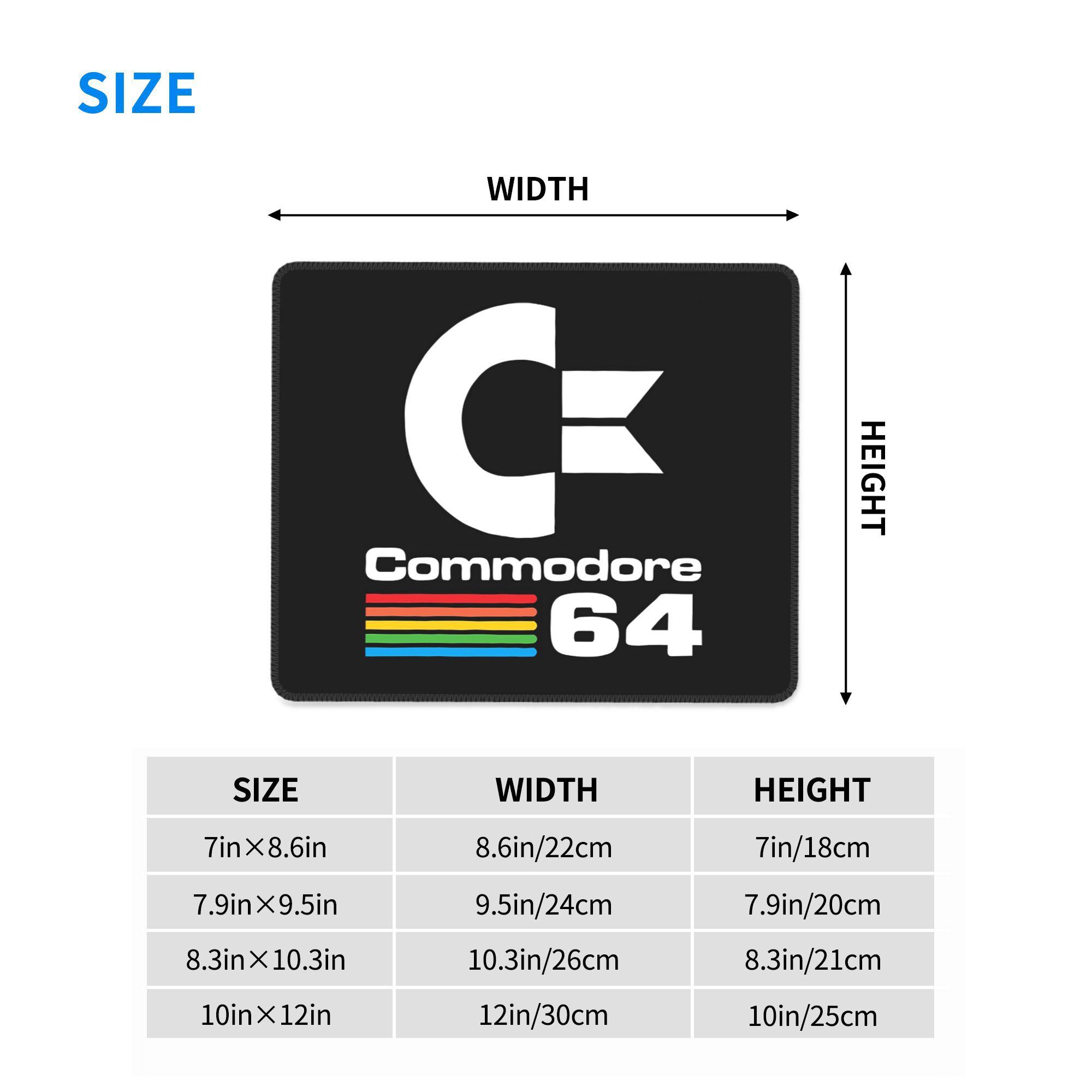コモドール C64 ロゴマウスパッドコンピュータキーボードマ - Gaming Accessories Logo のレビューと価格