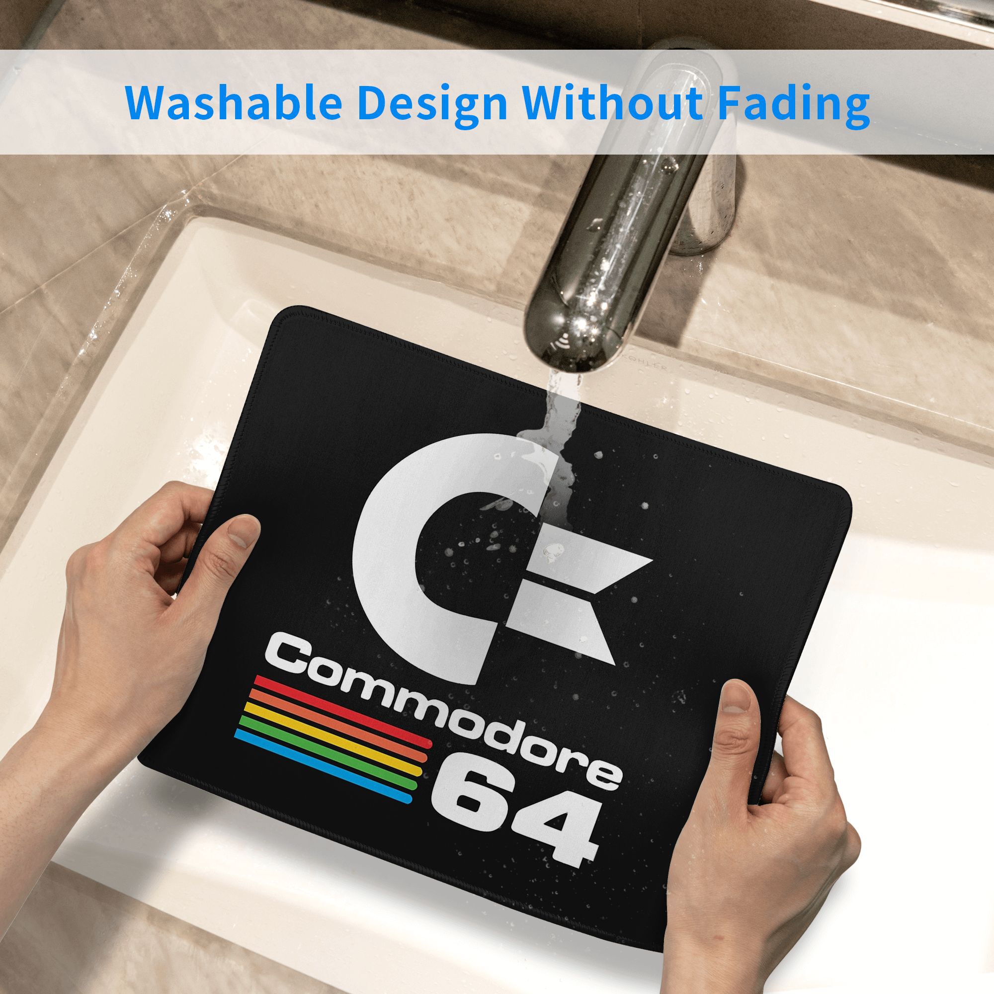 コモドール C64 ロゴマウスパッドコンピュータキーボードマ - Gaming Accessories Logo のレビューと価格