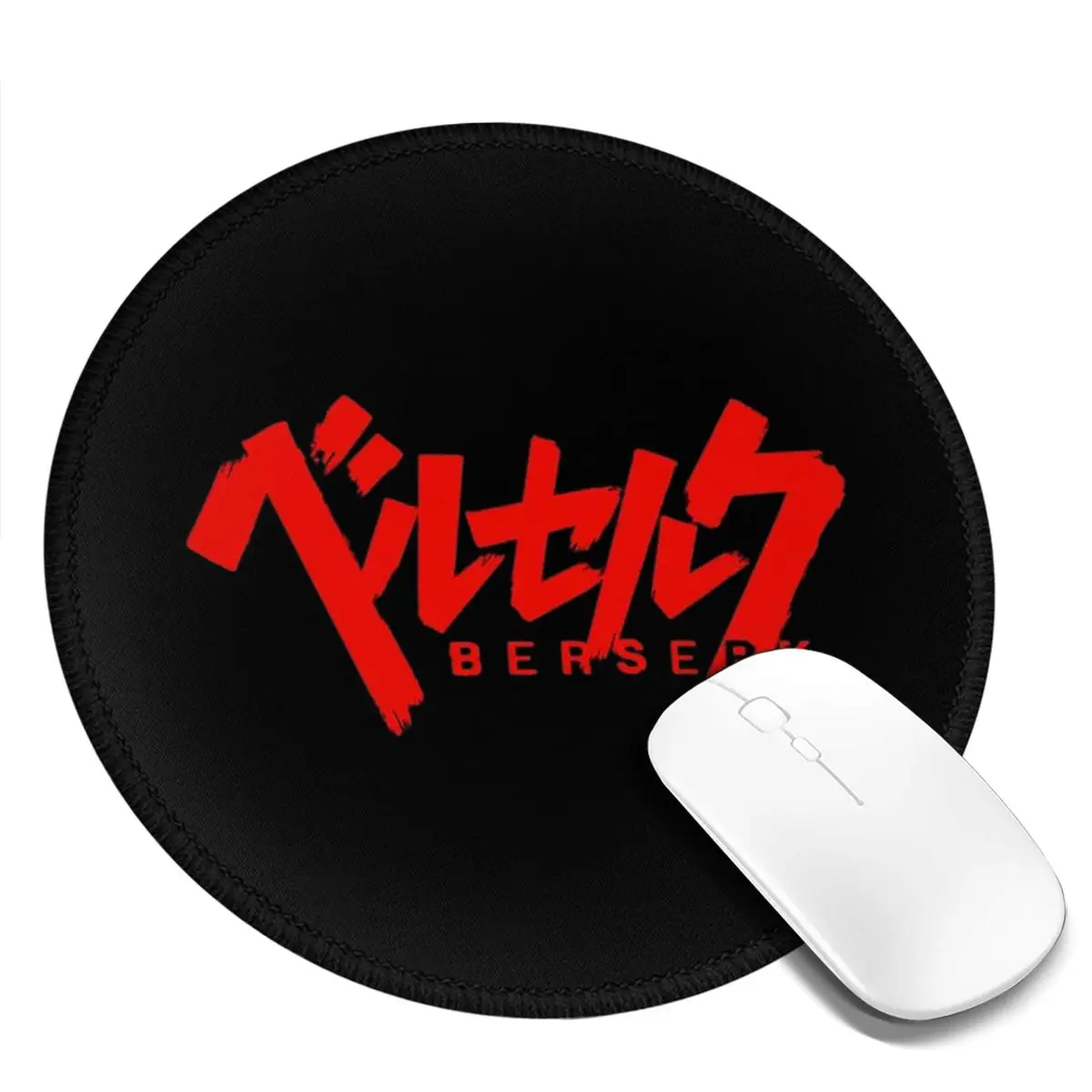 日本アニメベルセルクロゴラウンドマウスパッドコンピュータキー - Gaming Accessories Logo のレビューと価格
