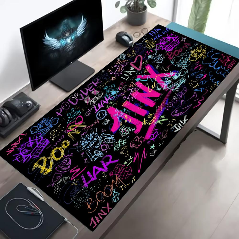 グラフィティスタイルジンクスマウスパッド大型ゲーミング滑り止 - Jinx Gaming Accessories のレビューと価格
