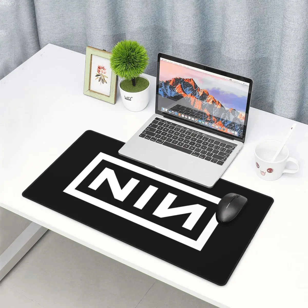 大型マウスパッド NIN ロゴ ナインインチネイルズ ゲーマ - Gaming Accessories Logo のレビューと価格