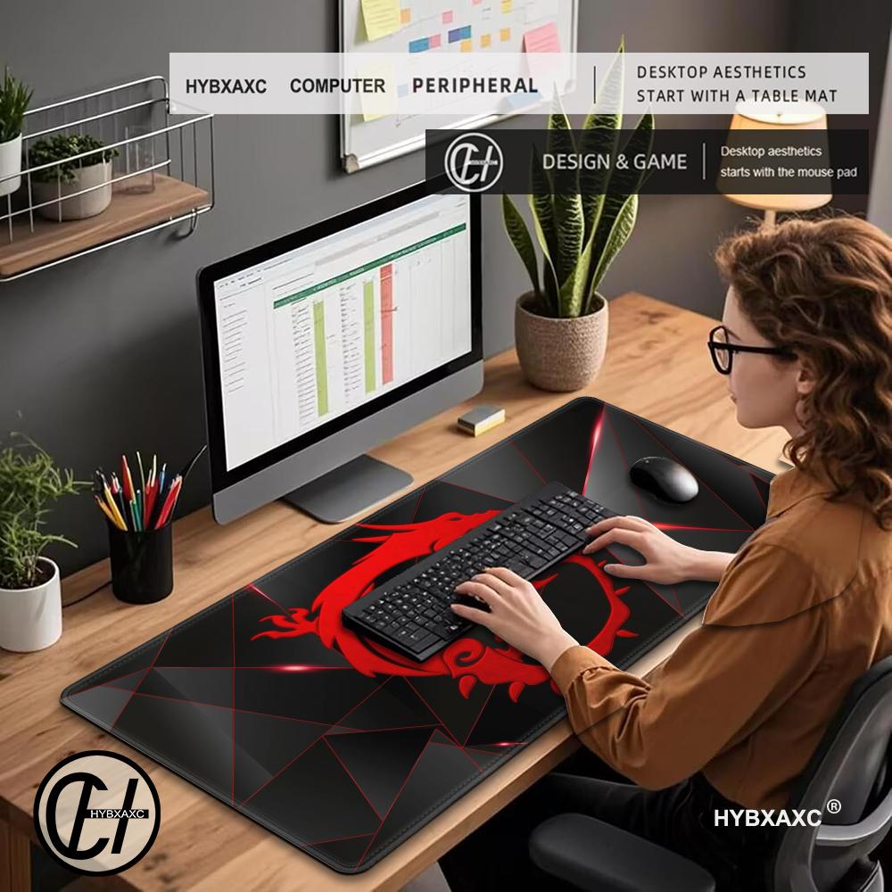 HDゲーミングマウスパッド RGB MSIロゴ ゲーマーPC - Gaming Accessories Logo のレビューと価格