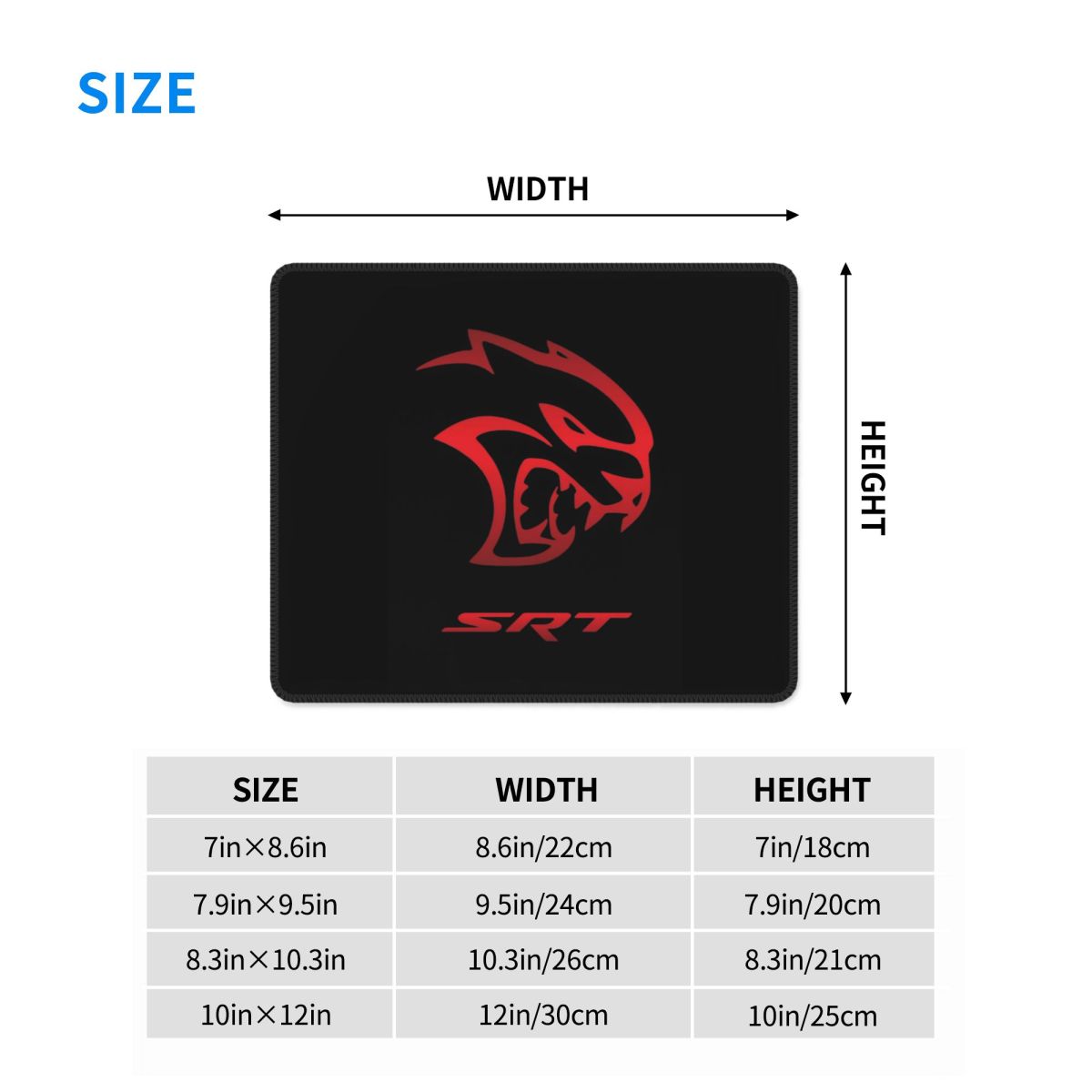 Dodge Hellcat Srt ロゴ マルチサイズ マウ - Gaming Accessories Logo のレビューと価格