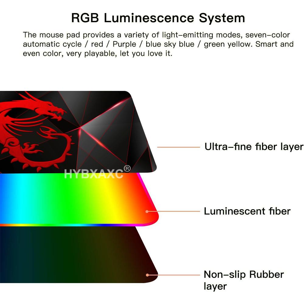 ゲーミングマウスパッド RGB MSIロゴ ゲーマーPC ノ - Gaming Accessories Logo のレビューと価格