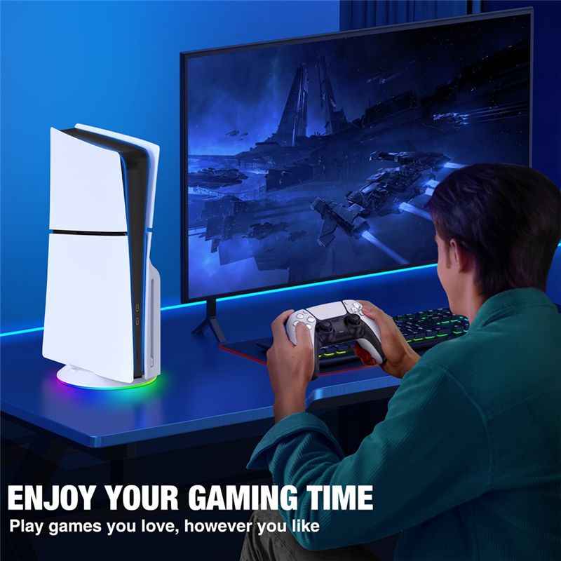 AED7-PS5スリム/PS5プロコンソール用RGBライト付 - Gaming Accessories Rgb のレビューと価格