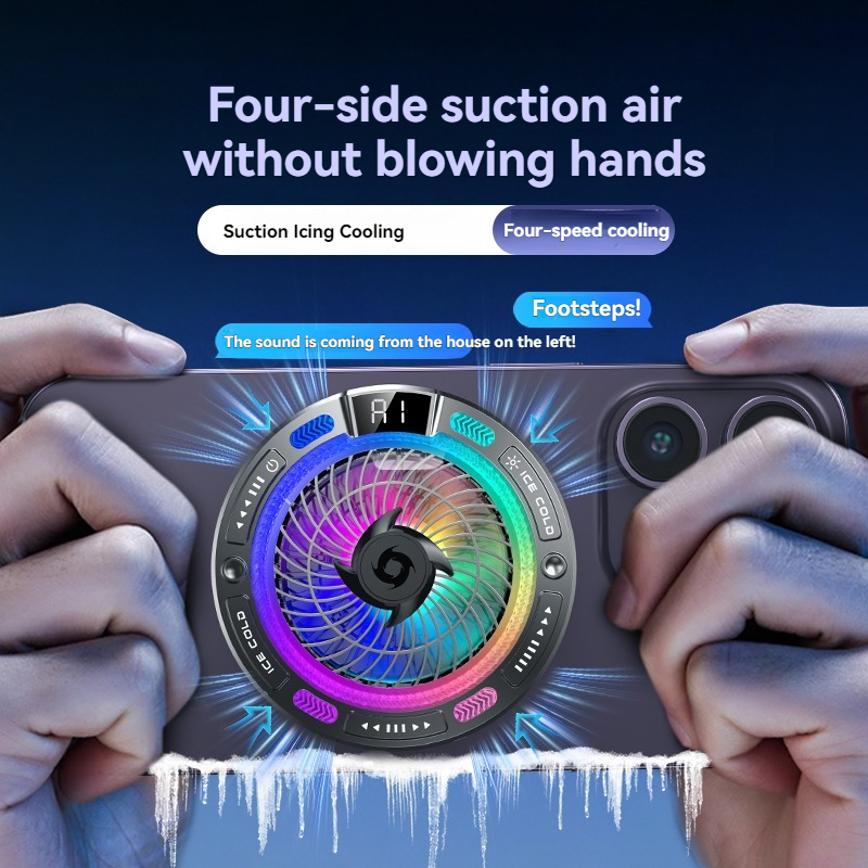 K50 AIモバイルクーラー 磁気バッククリップ式冷却ラジエ - Gaming Accessories Rgb のレビューと価格