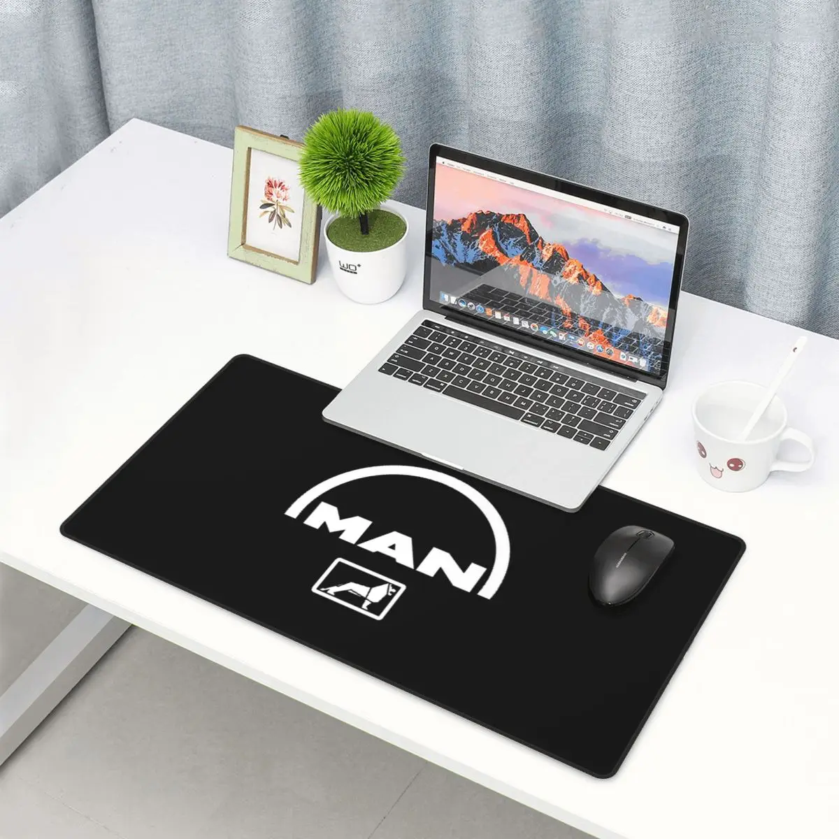 大型マウスパッドマントラックバス両用ロゴゲーマーPCラップト - Gaming Accessories Logo のレビューと価格