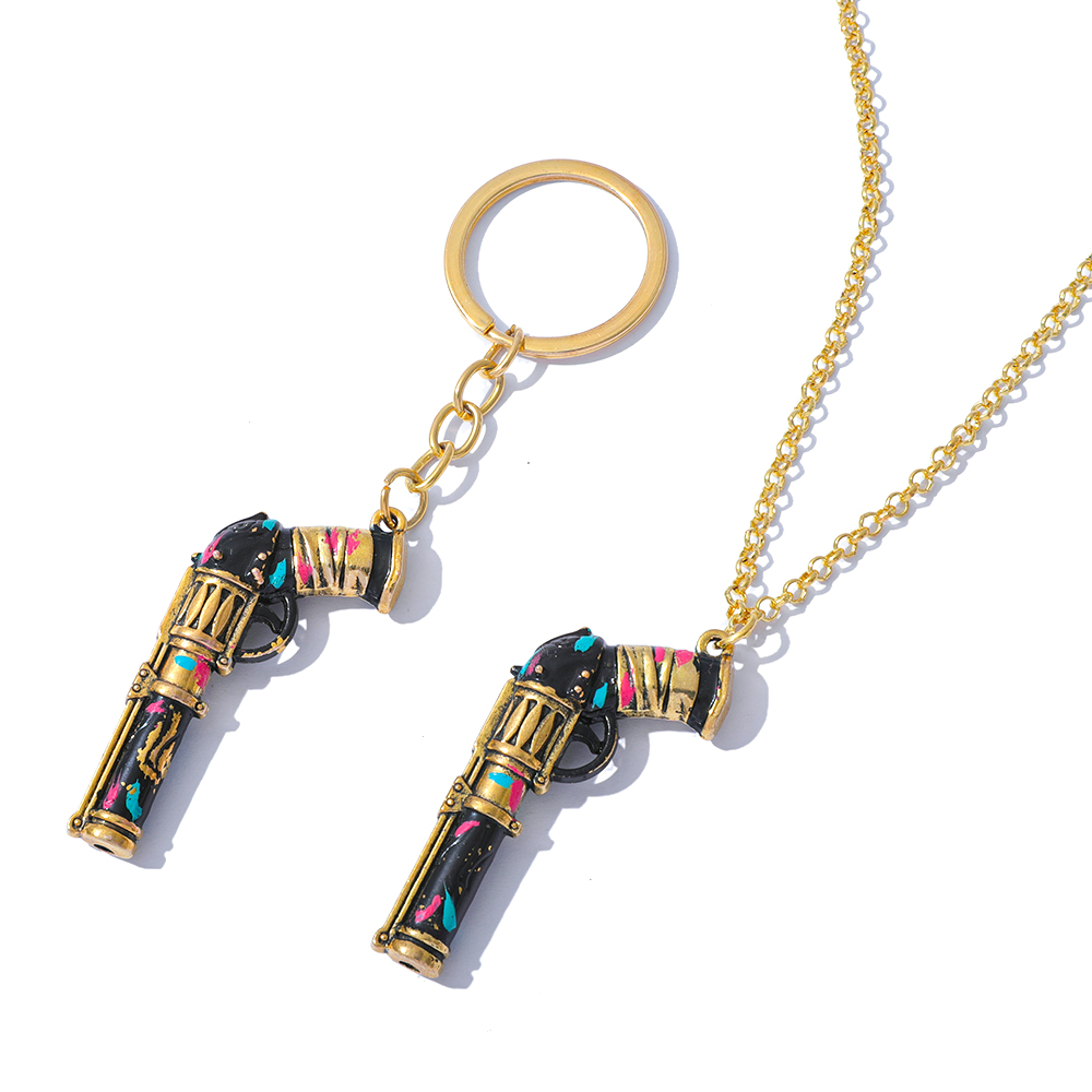 ジンクスキャノンヒーローガンメタルネックレスキーリング男性用 - Jinx Gaming Accessories のレビューと価格