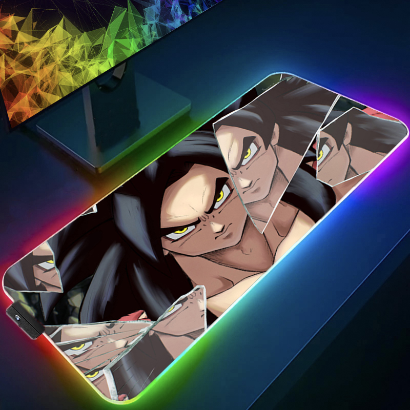 LED マウスパッドドラゴンボールコンピュータラップトップア - Gaming Accessories Rgb のレビューと価格