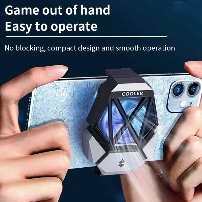 DY08 携帯電話冷却ファンラジエーター IOS Andro - Gaming Accessories For Room のレビューと価格