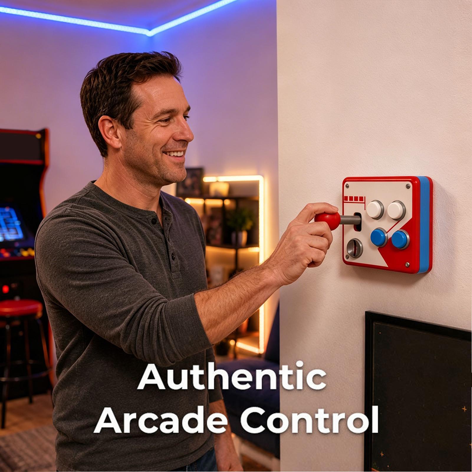 クリエイティブレトロアーケードゲームライトスイッチカバーレト - Gaming Accessories For Room のレビューと価格