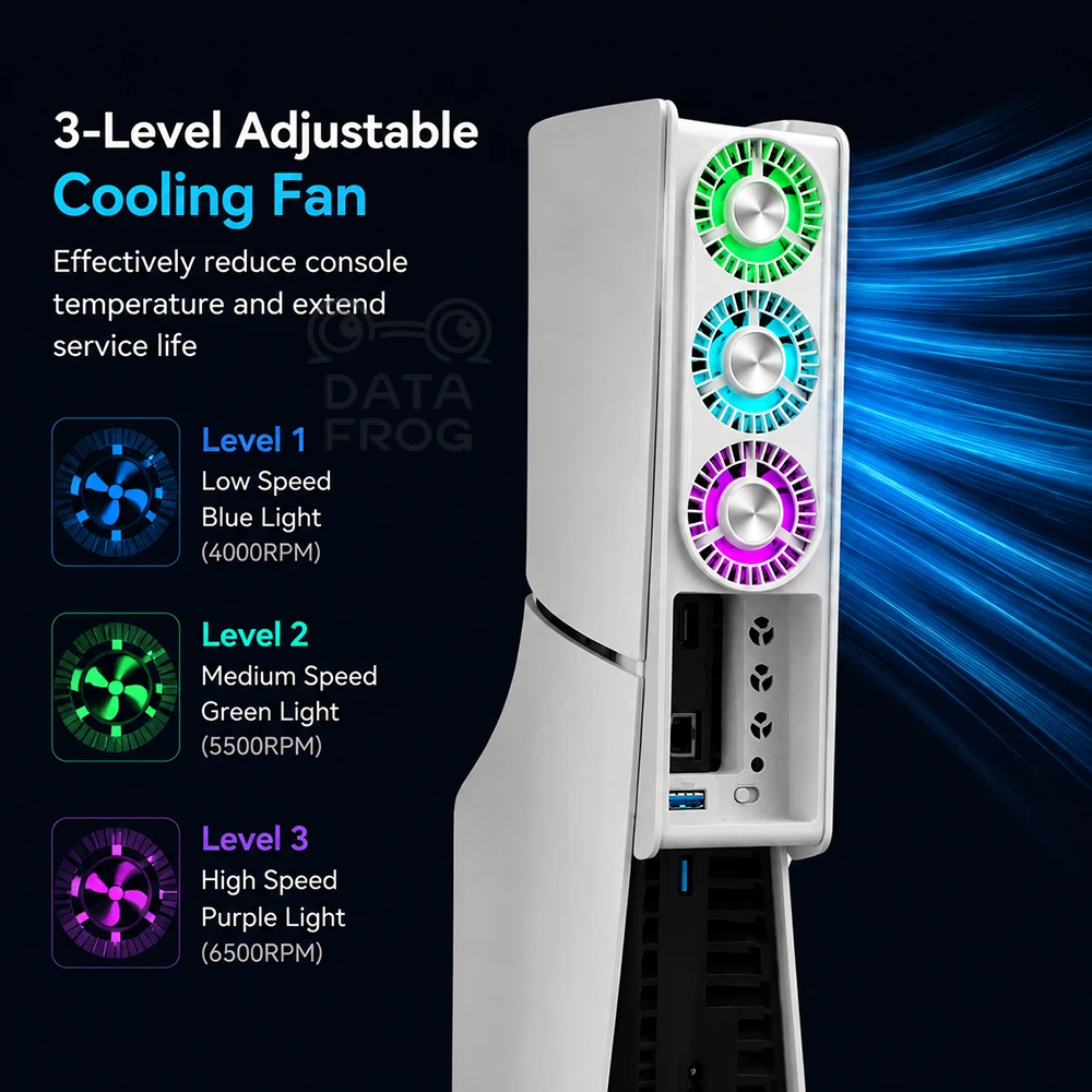DATA FROG RGBクーラー PS5 Slim対応、長 - Gaming Accessories Rgb のレビューと価格