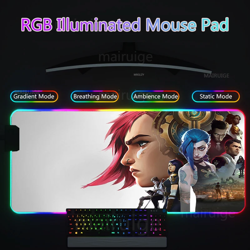 Arcane マウスパッド RGB Led マウスパッド J - Jinx Gaming Accessories のレビューと価格