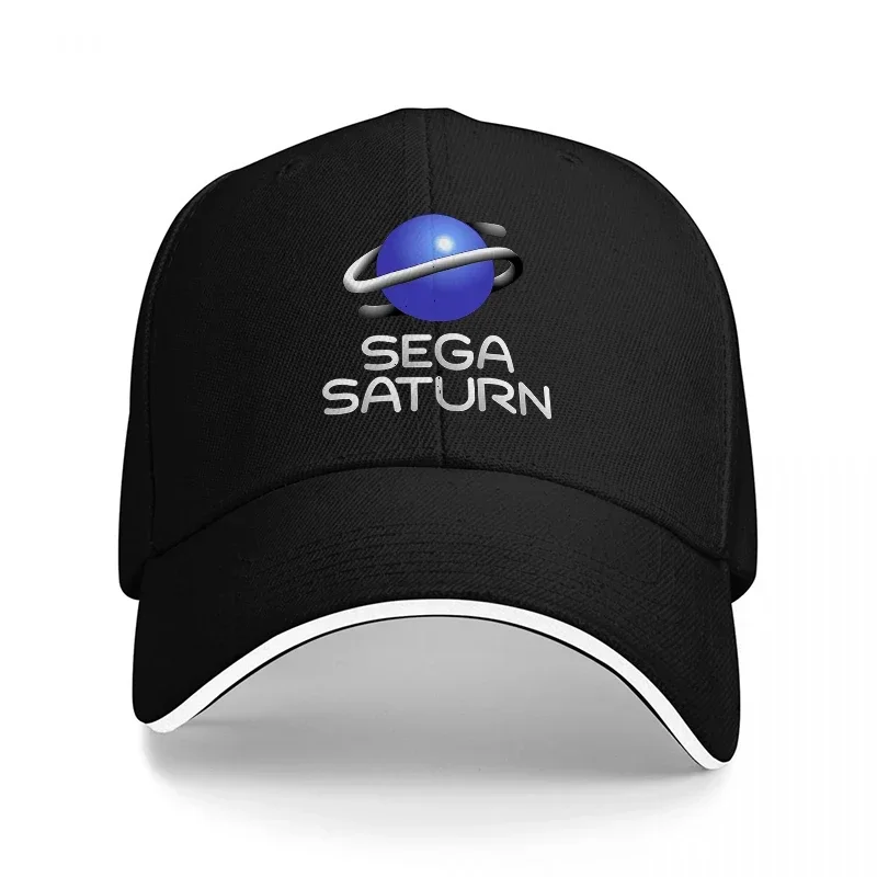 新しいSEGA SATURNロゴベースボールキャップ、黒地に - Gaming Accessories Logo のレビューと価格